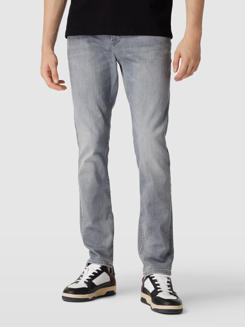 Jeans in 5-Pocket-Design Modell 'SCANTON' in schwarz