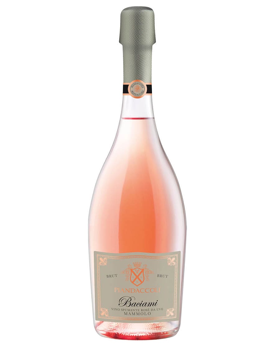 Vino Spumante Brut Rosé da uve Mammolo Baciami Piandaccoli 0,75 ℓ