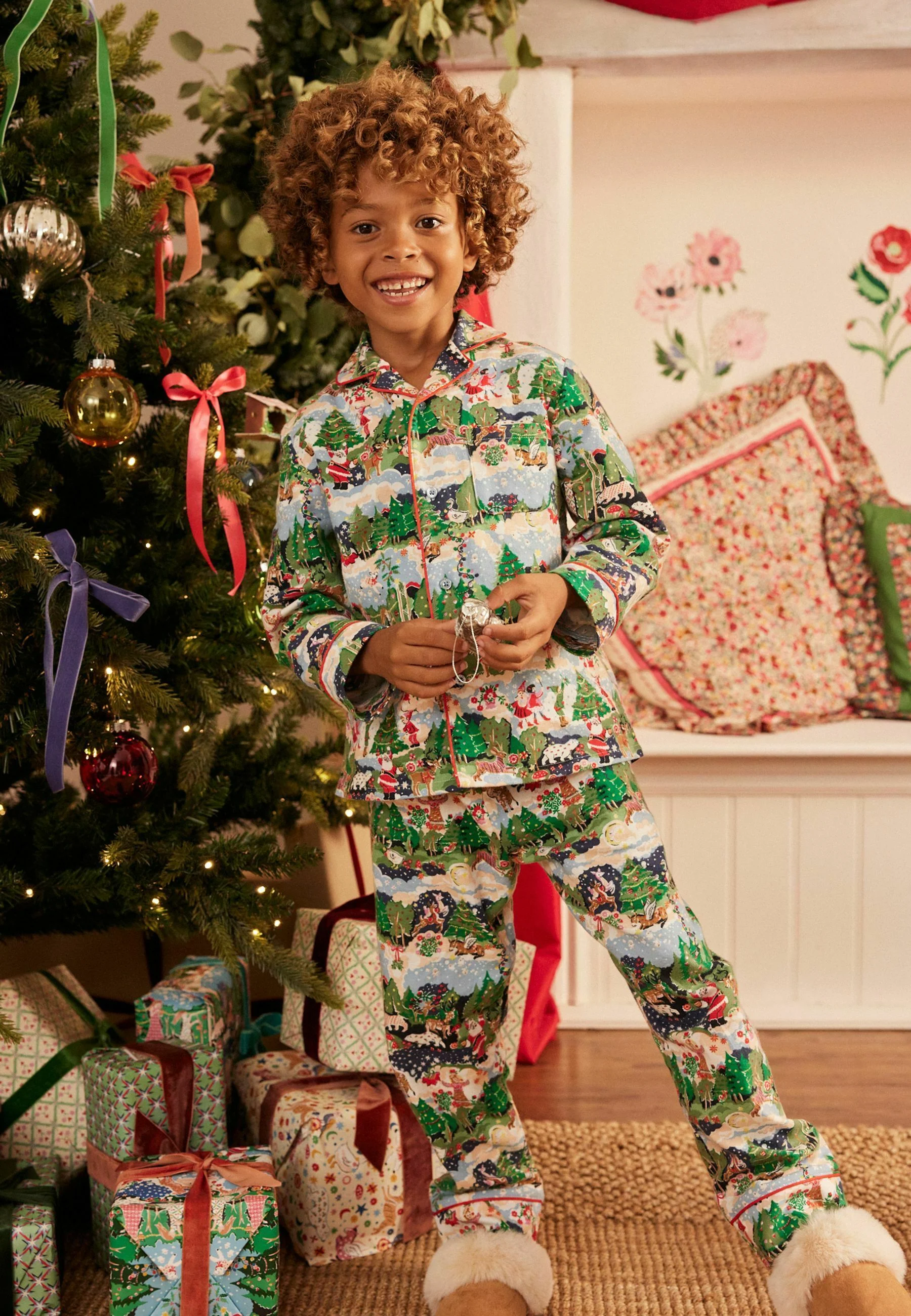 Conjunto de pijama Cath Kidston para Navidad, talla normal, para toda la familia