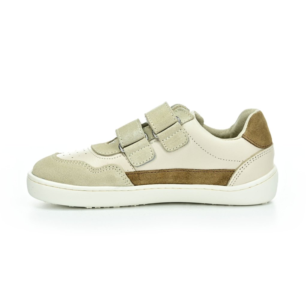 Shapen RE:WIND Mini Beige Leather Barfußsneakers
