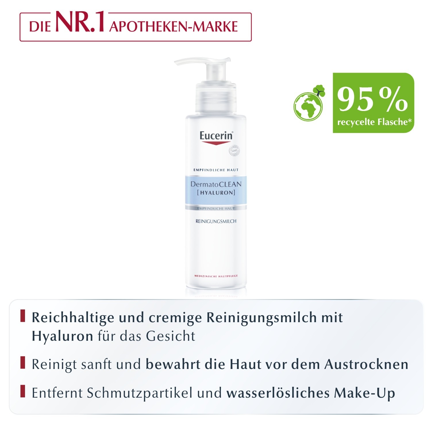 DermatoClean [HYALURON] Reinigungsmilch
