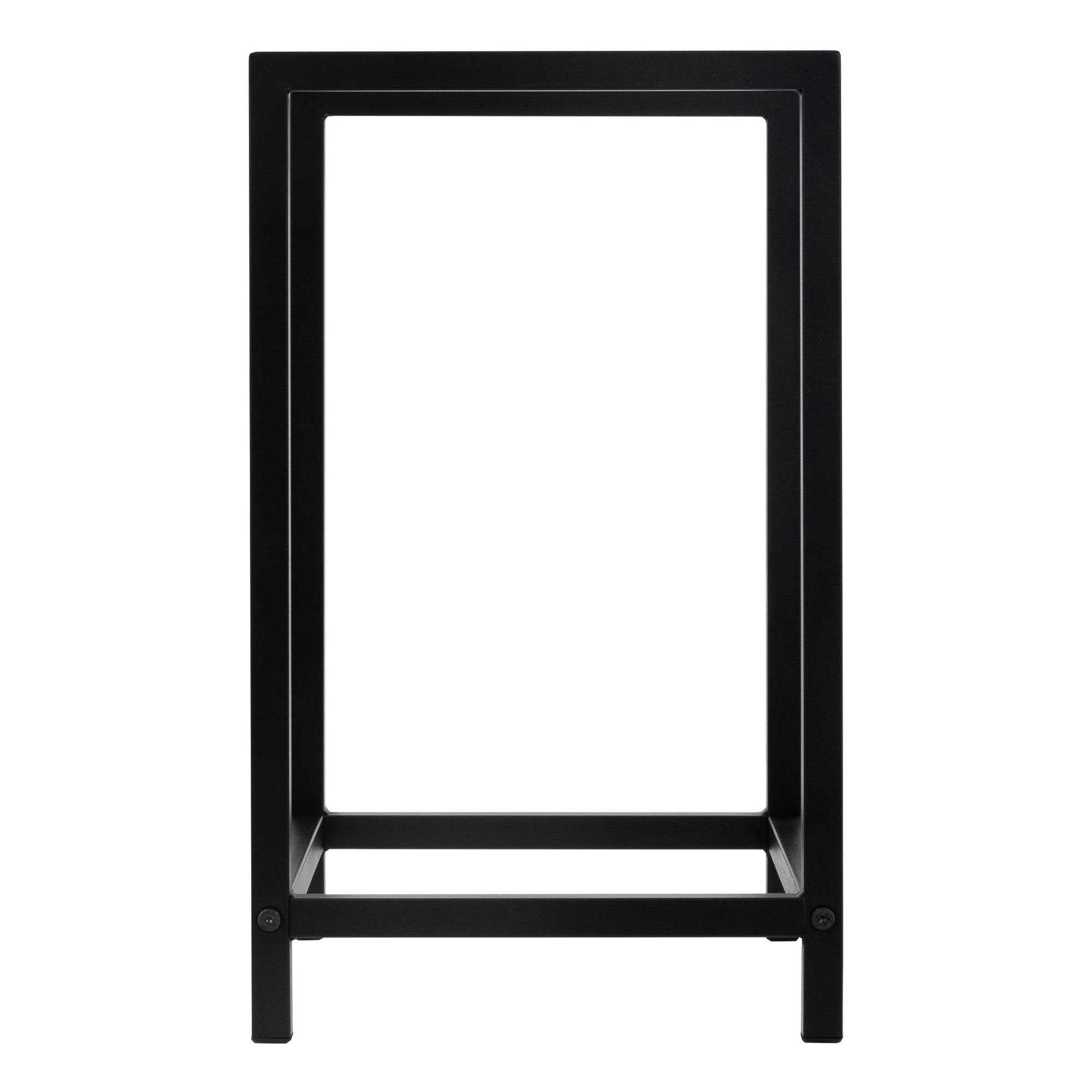ML-DESIGN Kaminholzregal Brennholzregal Holzaufbewahrung Kaminholzständer Kaminholzhalter, BxTxH:40x30x50 cm, Dunkelgrau 40x50x30cm rechteckig Metall Innen/Außen