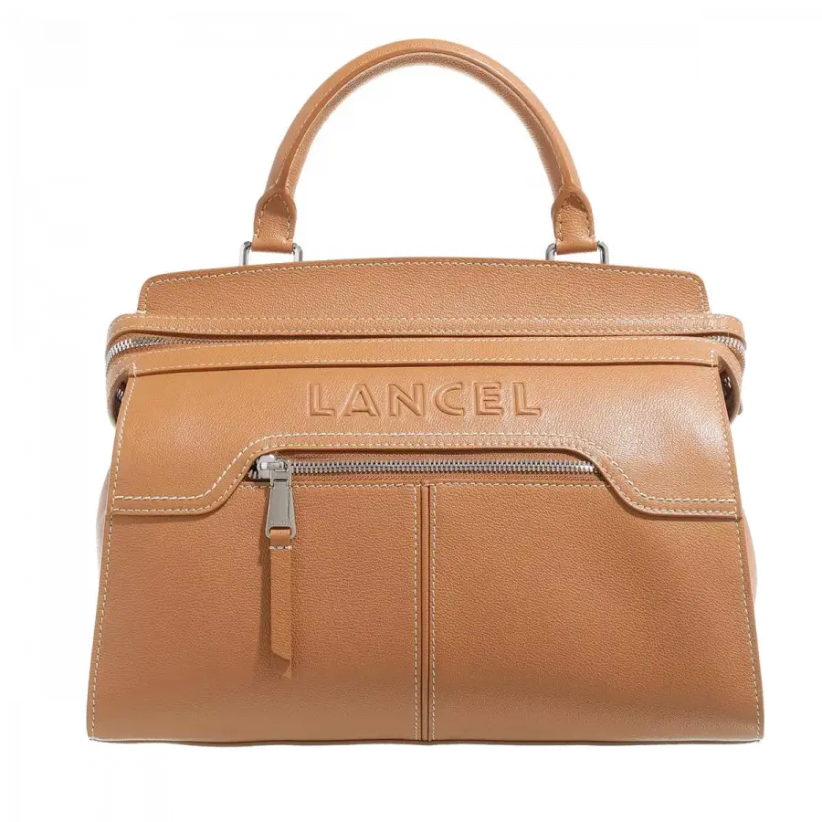 Lancel - Lancel Handle Bags Leder Cognac - braun