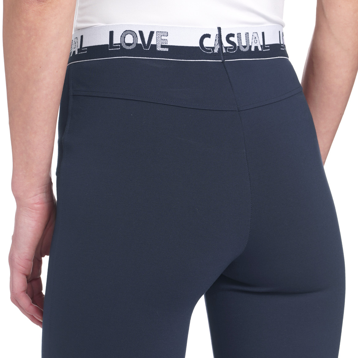 Damen Leggings mit Schriftzug auf dem Bund