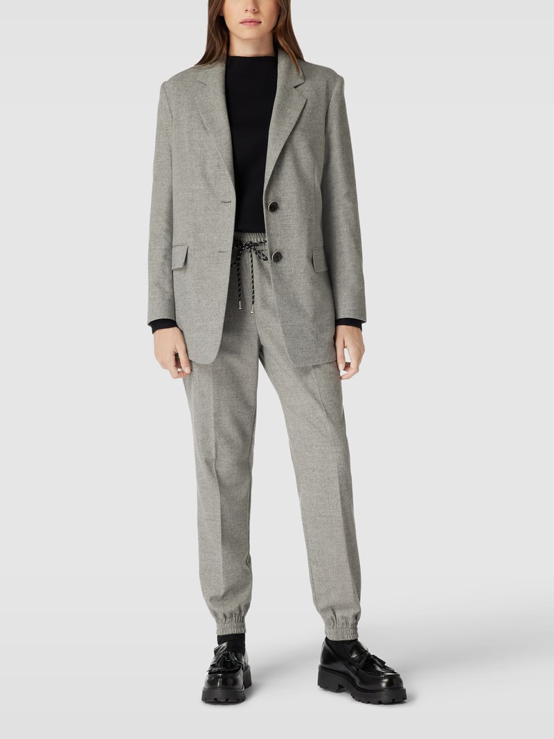Blazer mit Pattentaschen Modell 'Jenelli' in hellgrau