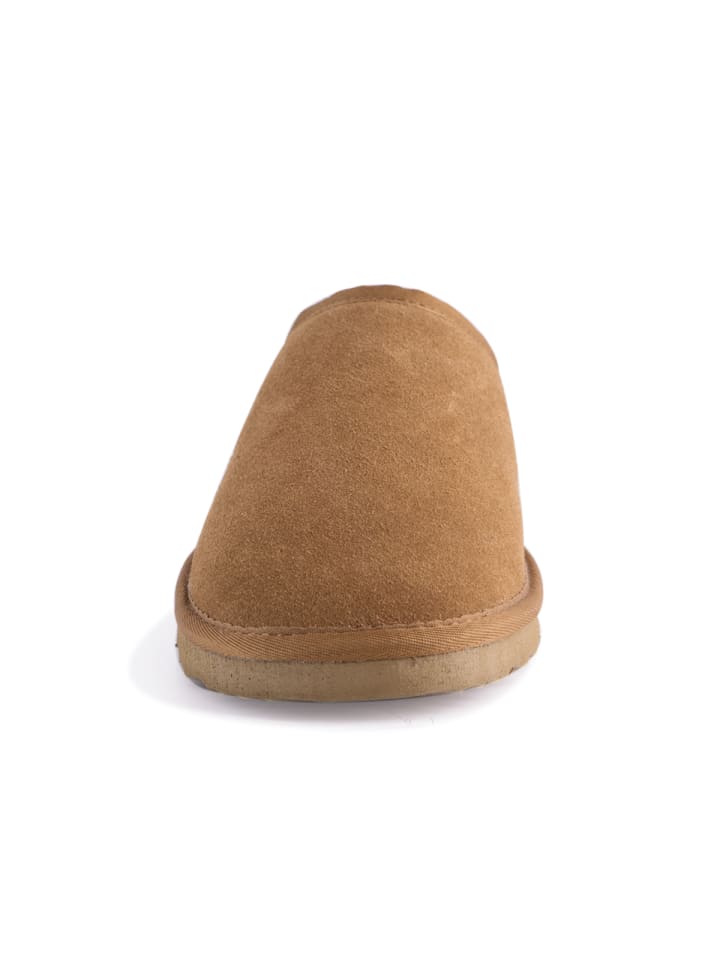 Aus Wooli Slipper Manly in Tan günstig kaufen 40/41