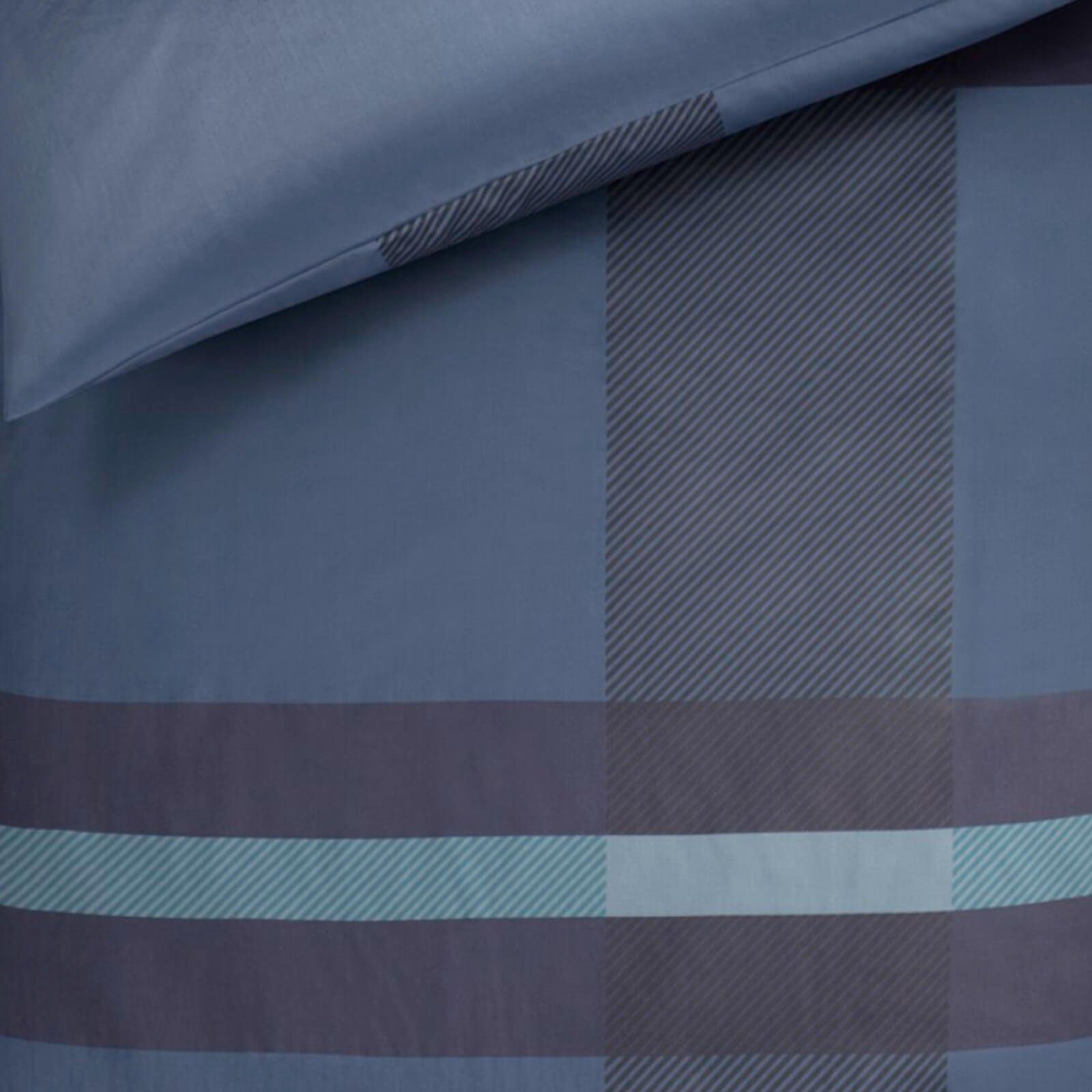 Bettwäsche Modern 4104 2 Ocean, Joop!, Mako-Satin, 2 teilig, Linien, Gestreift, Logo