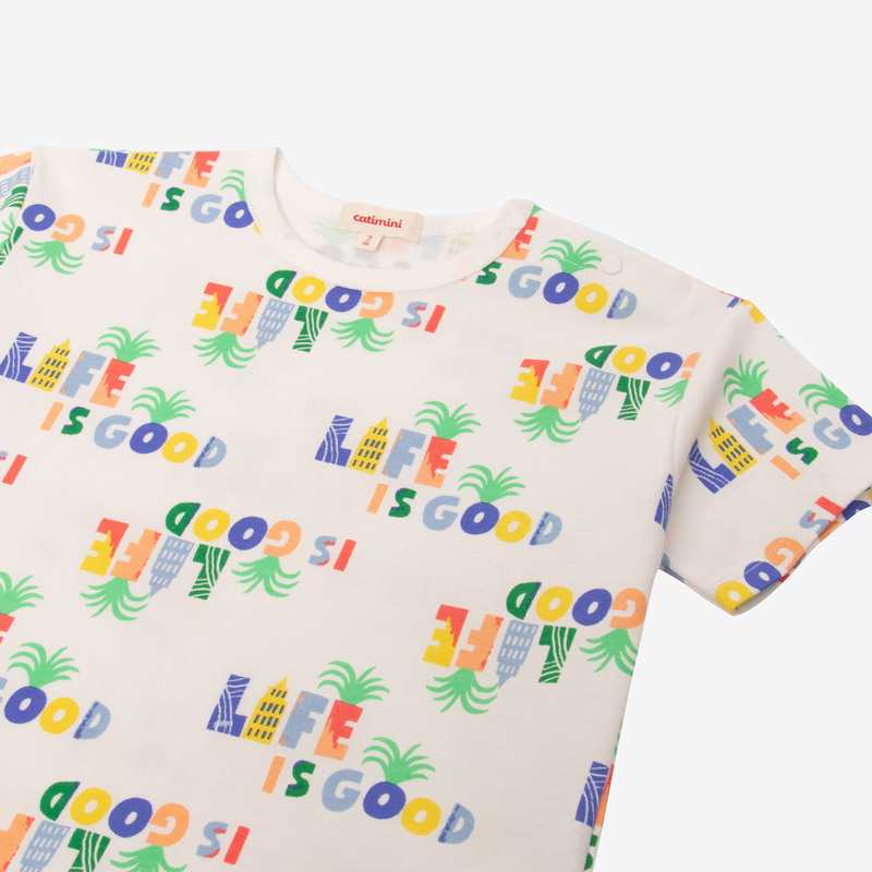 T-shirt bébé garçon typo beige Catimini