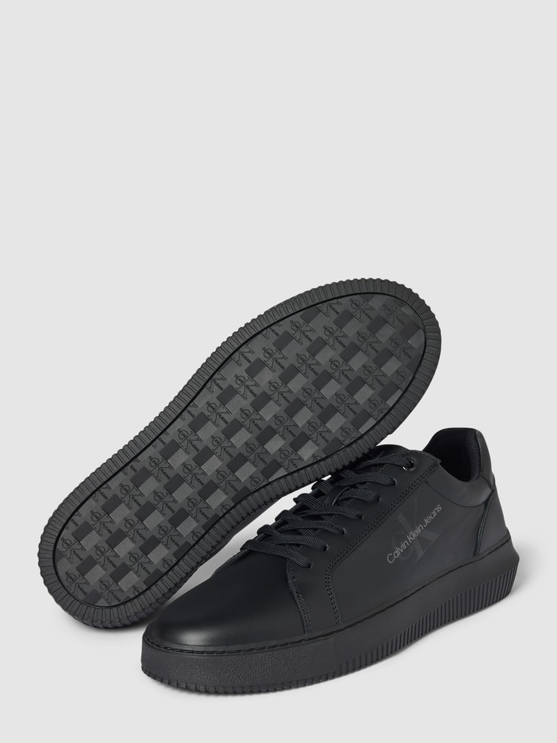 Sneaker mit Label-Detail Modell 'CHUNKY' in black