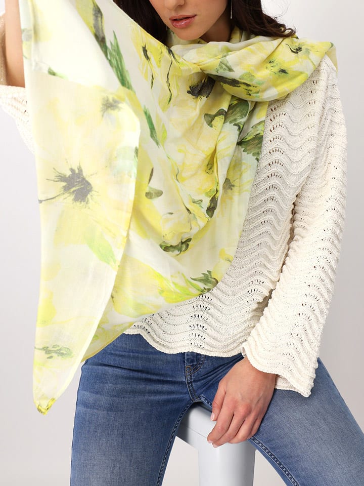 monari Viskose-Schal in Gelb - (L)180 x (B)70 cm günstig kaufen onesize