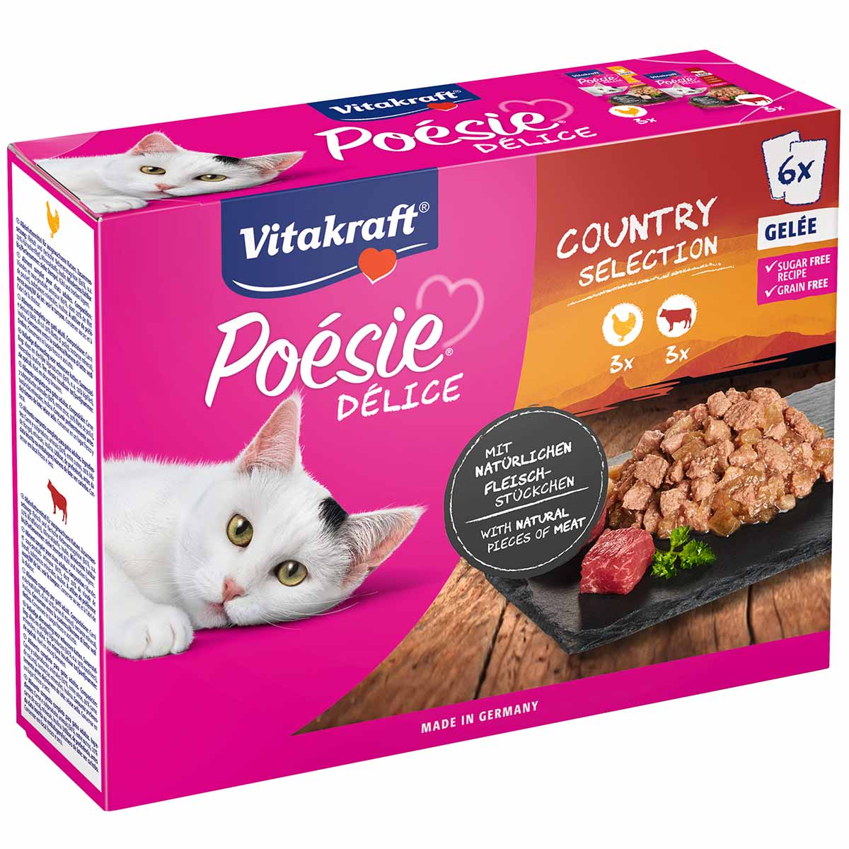 Vitakraft PoésieDéli Gelée Country Selection 6x85g bei ZooRoyal