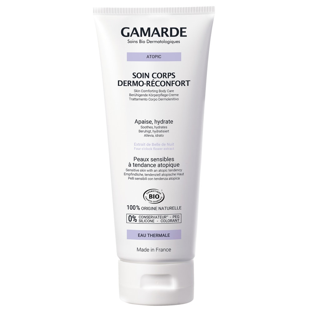 gamarde SOIN  CORPS DERMO-RECONFORT Tube 200 ml Soin corps apaisant pour les peaux sensibles à tendance atopique