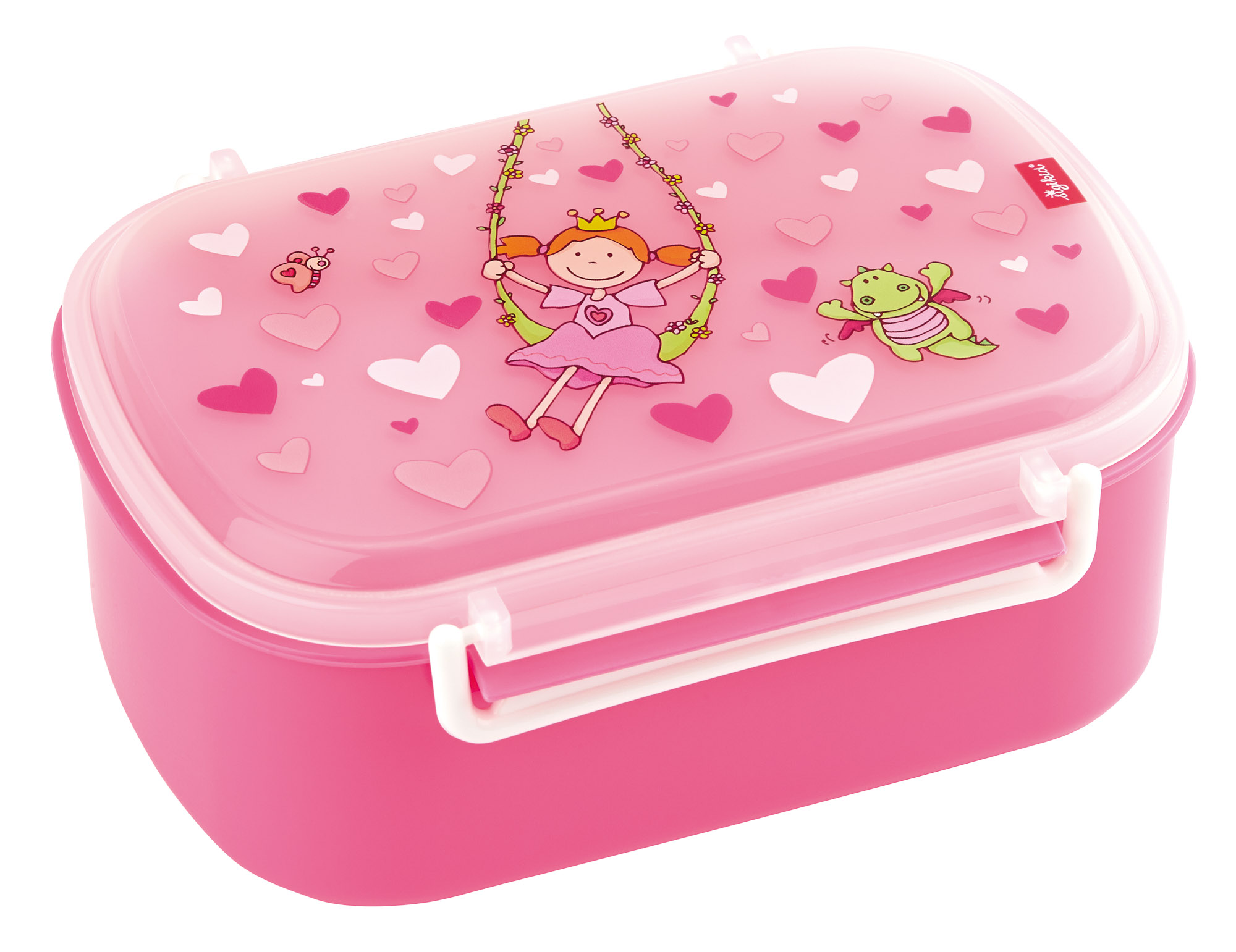 Brotzeitbox für Mädchen in rosa mit Pinky Queeny