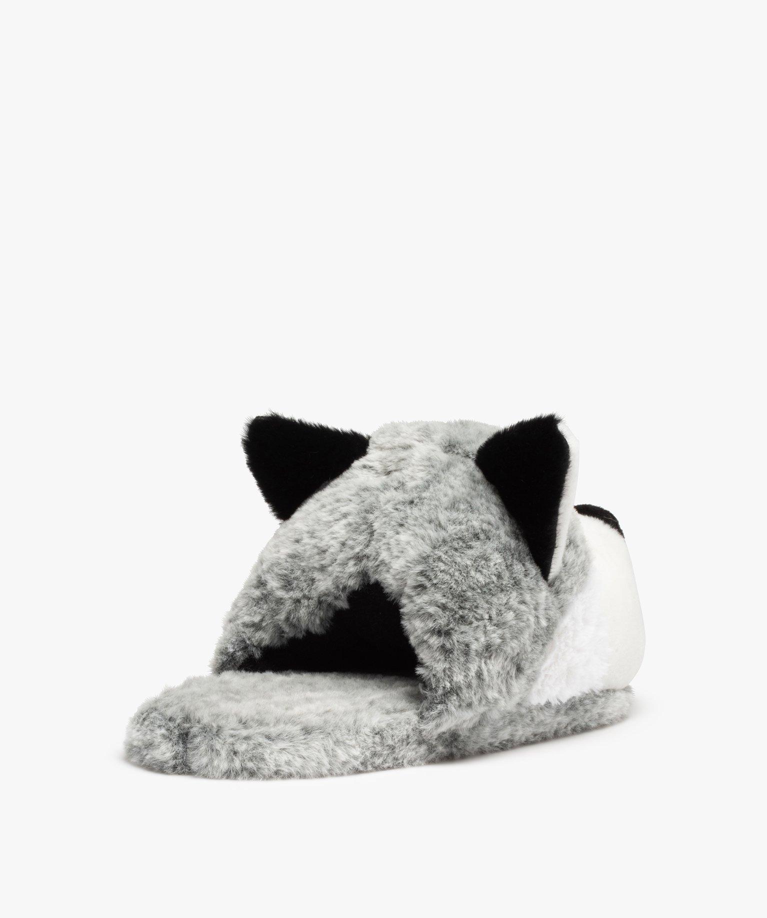 Chaussons Garçon 3D en forme de loup gris | GEMO