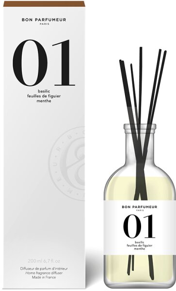 BON PARFUMEUR 01 Basil, Fig, Leaf Mint Raumduft