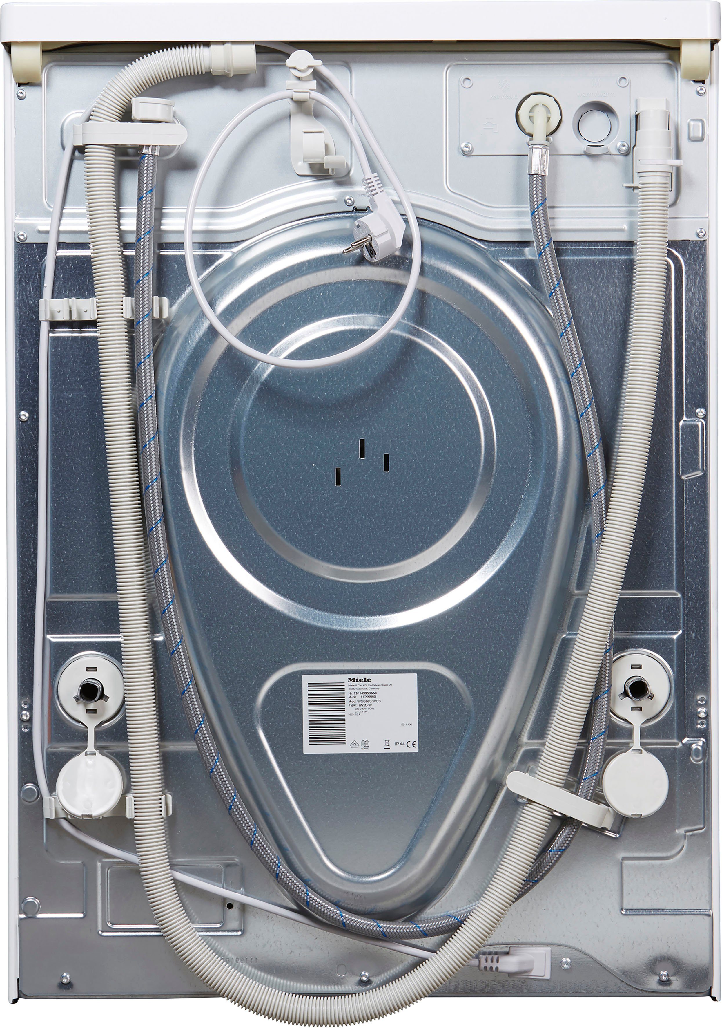 Miele Waschmaschine WSG663 WCS TDos&9kg, 9 kg, 1400 U/min, TwinDos zur automatischen Waschmitteldosierung