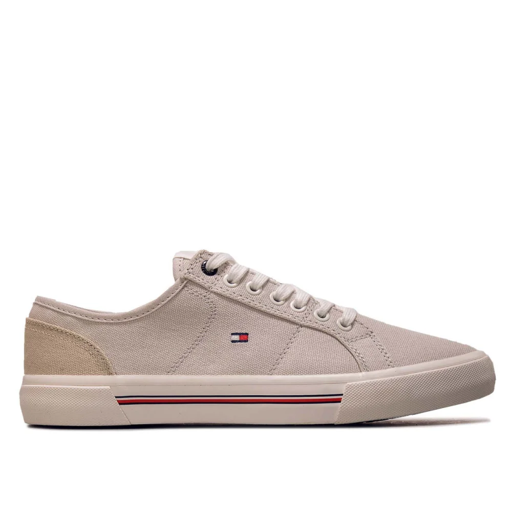 Tommy Hilfiger Core Corporate Vulc Canvas Stone FM0FM04560 AEP / grau