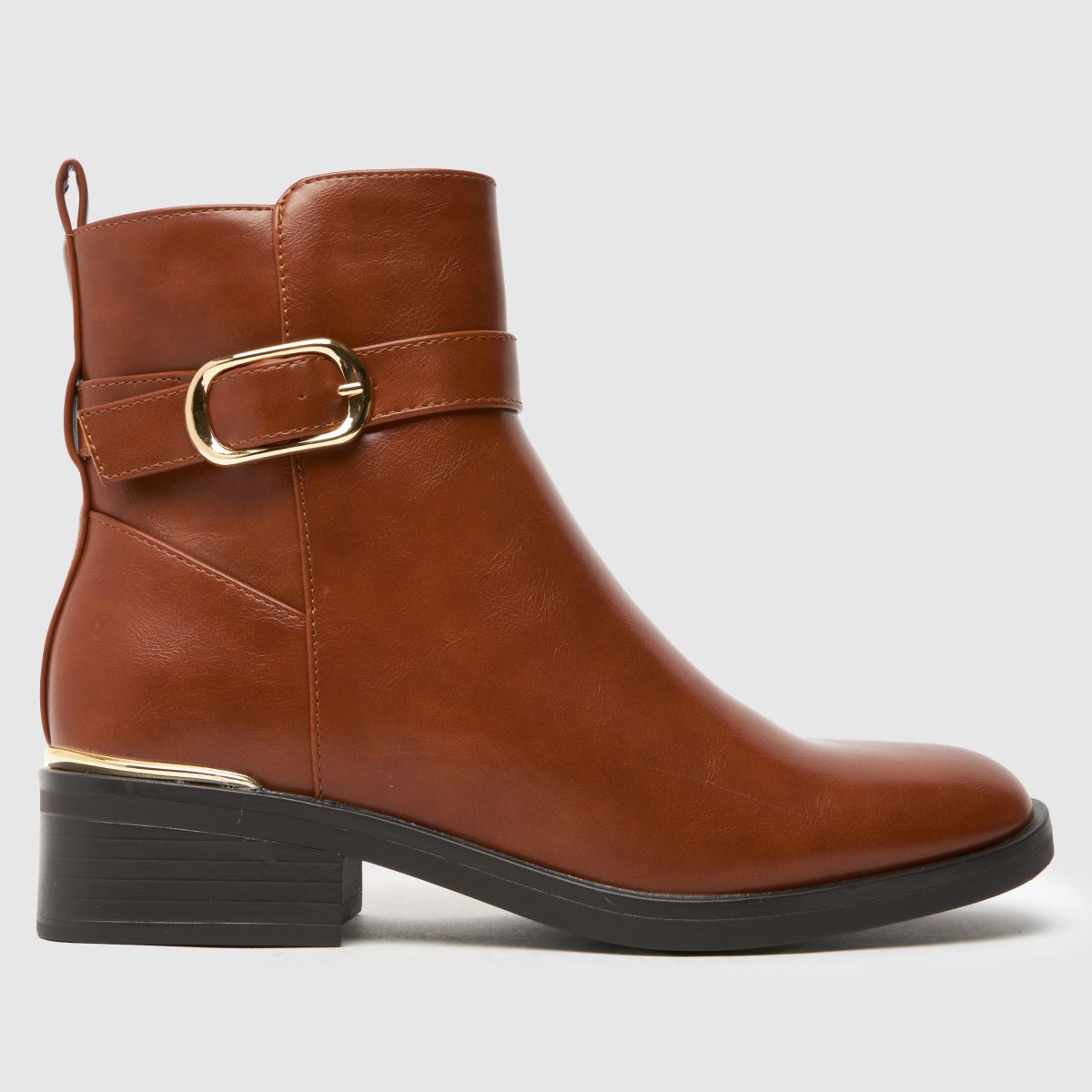 Schuh Ciara csatos csizma barna színben