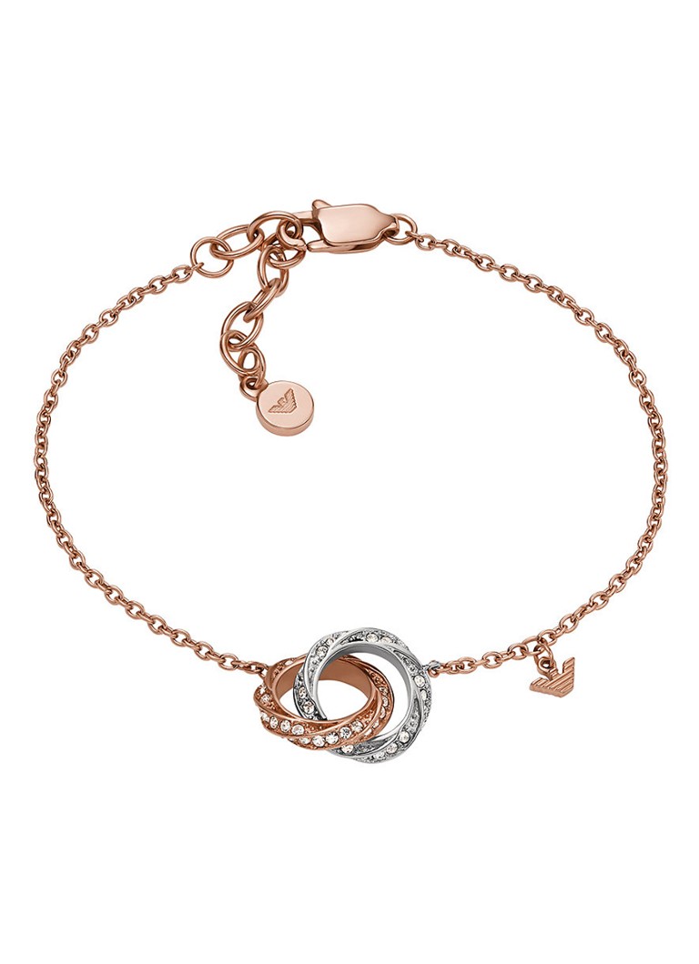 Bracciale sentimentale Emporio Armani con cristalli EGS3005221