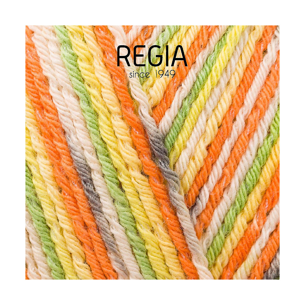 Handstrickgarne 4-fädig Cotton Color, 100g Papaya