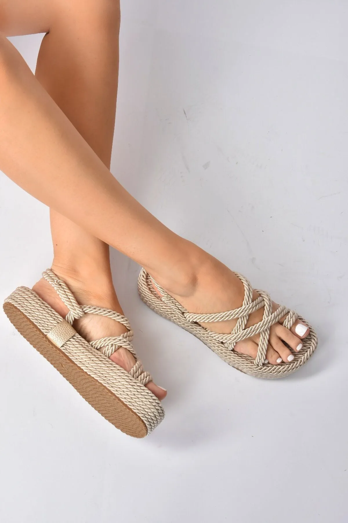 Fox Shoes  Damen-Sandalen aus Hautstoff H596021304