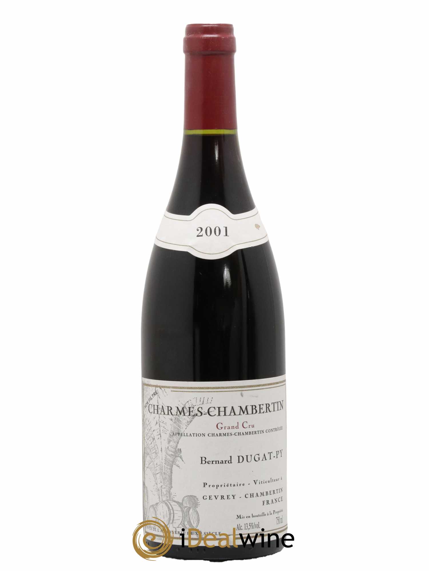 Charmes-Chambertin Grand Cru Dugat-Py  2001 - Lot de 1 Bouteille