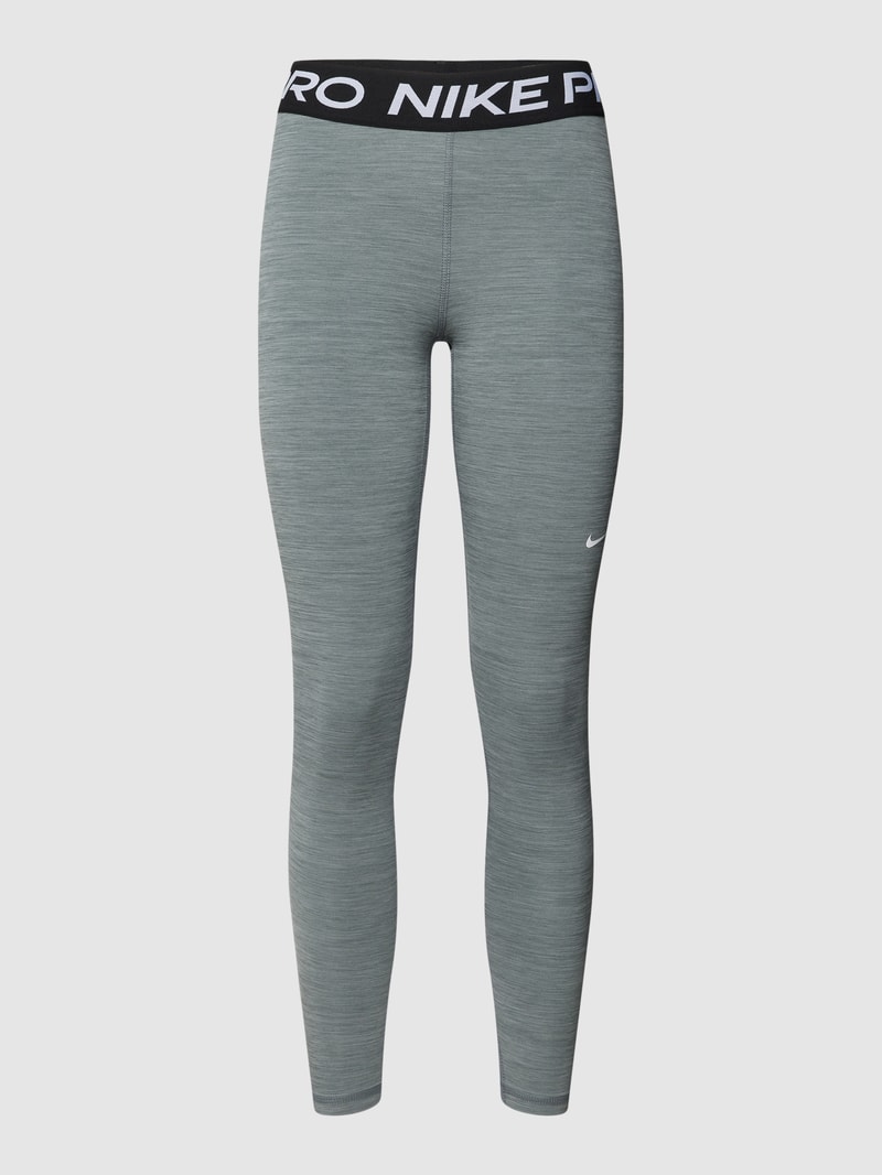 Leggings mit elastischem Bund Modell 'Pro 365' in dunkelgrau meliert