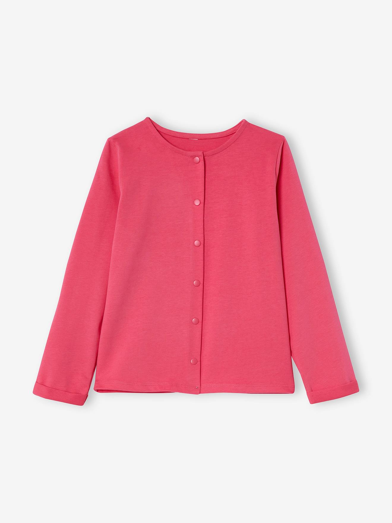 Vertbaudet Mädchen-Set: Kleid + Cardigan Oeko Tex - malve