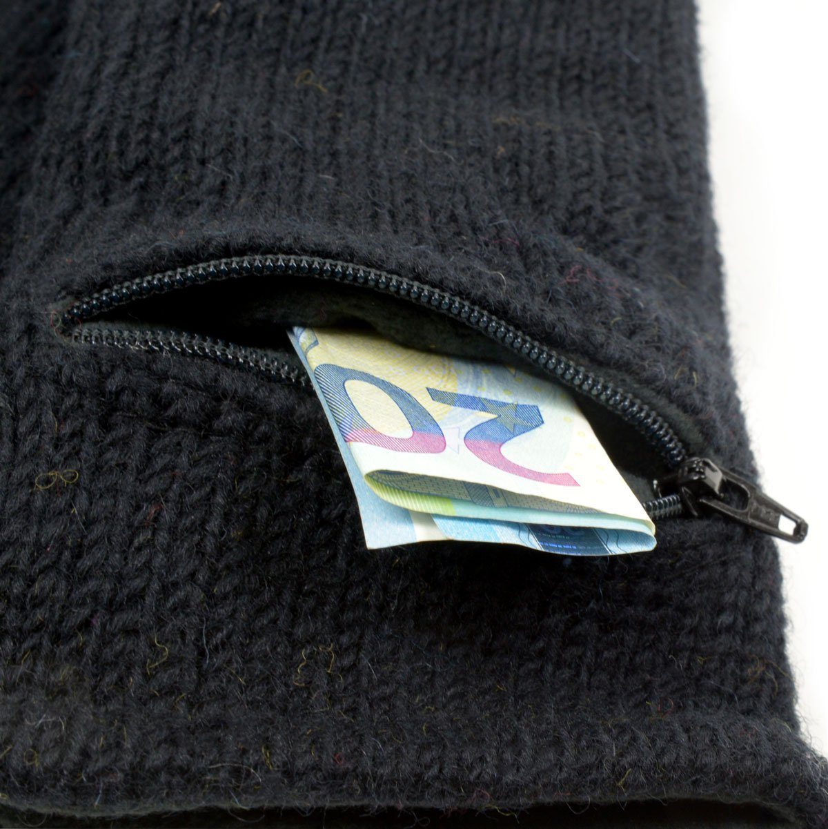 McRon Armstulpen Pulswärmer Modell Irma mit Fleece gefüttert, mit Daumen