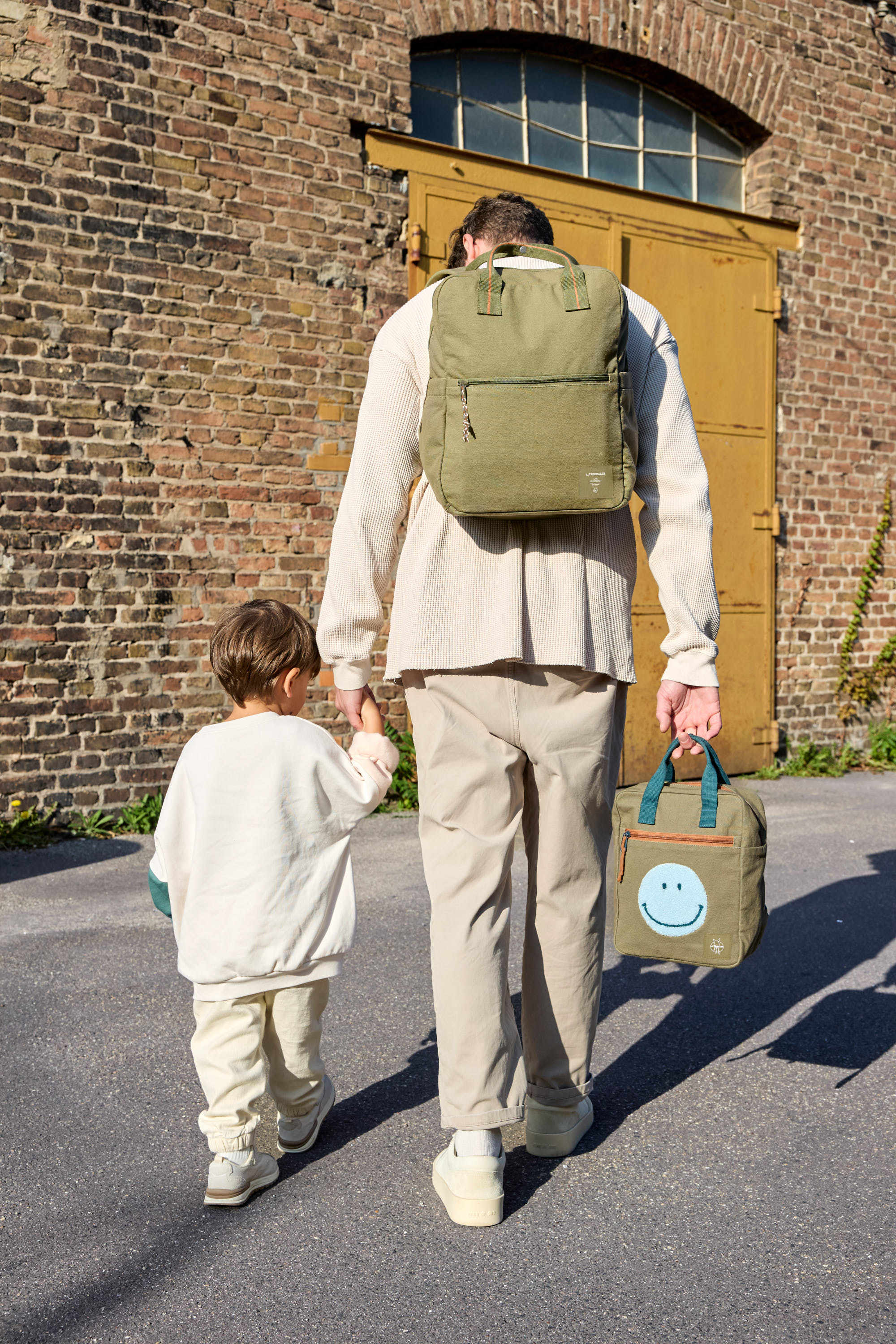 Wickelrucksack Square Little One & Me - Big, Oliv