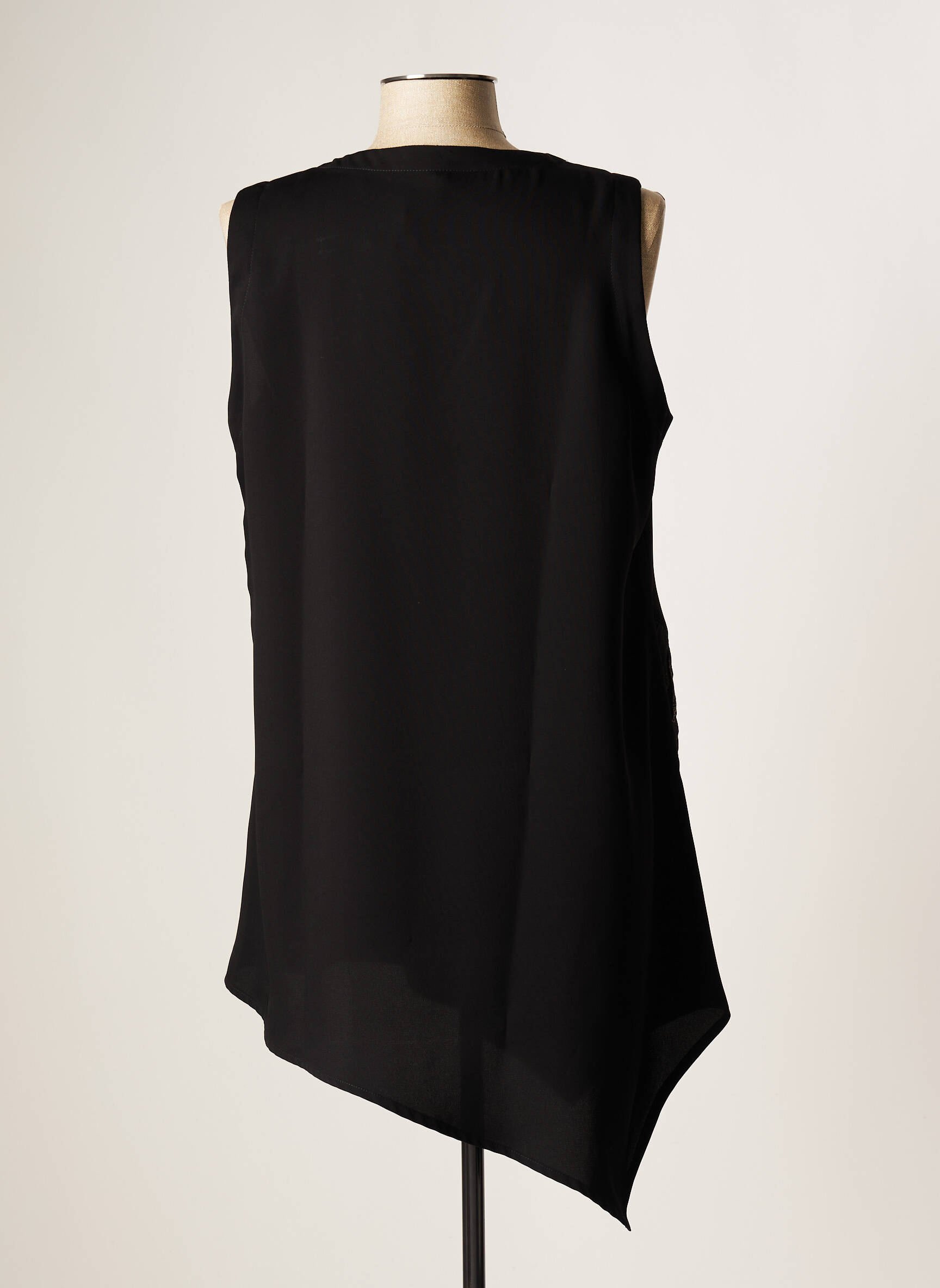 Oliver Jung Tuniquesansmanche Femme couleur noir