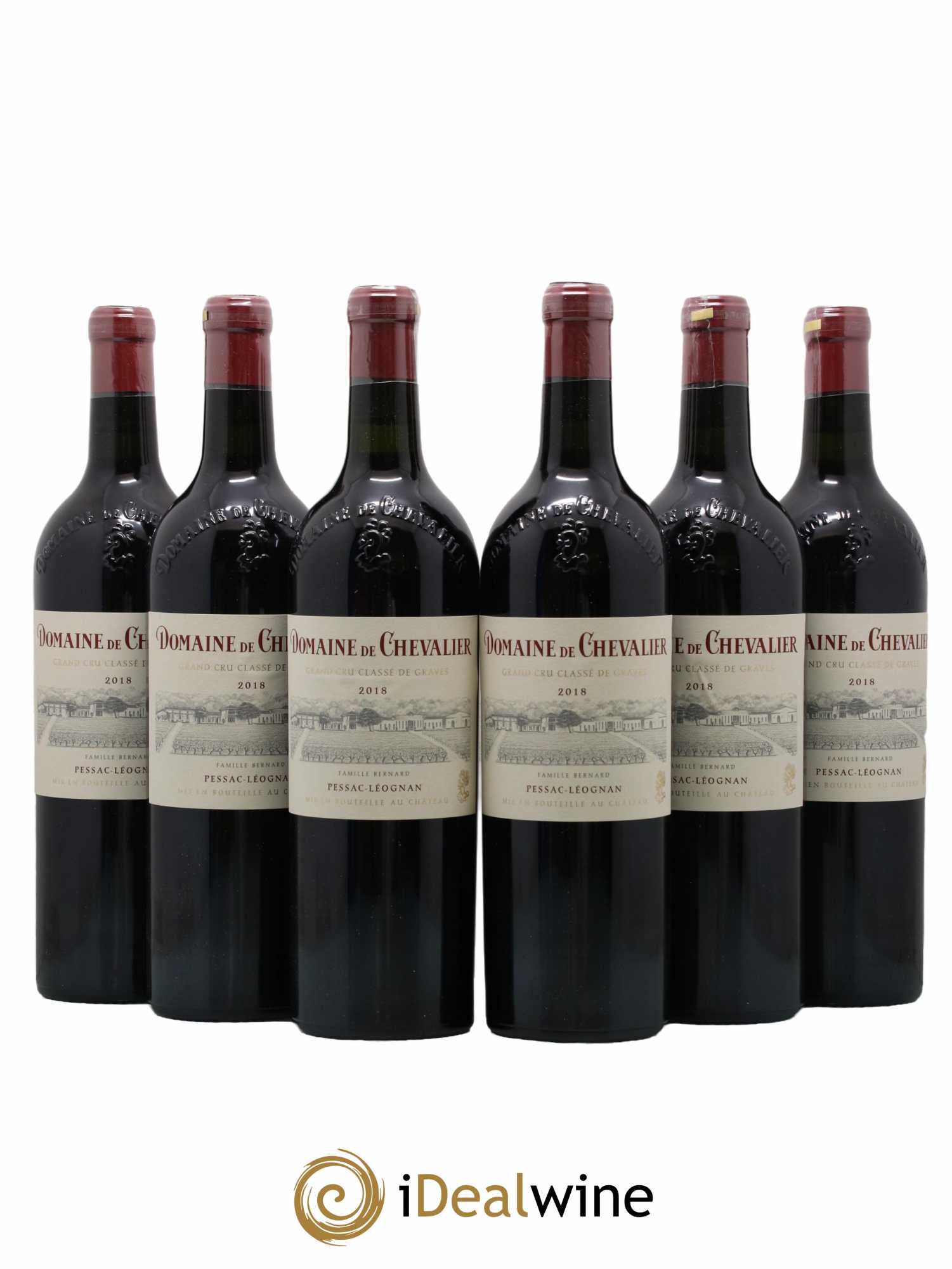 Domaine de Chevalier Cru Classé de Graves  2018 - Lot de 6 Bouteilles