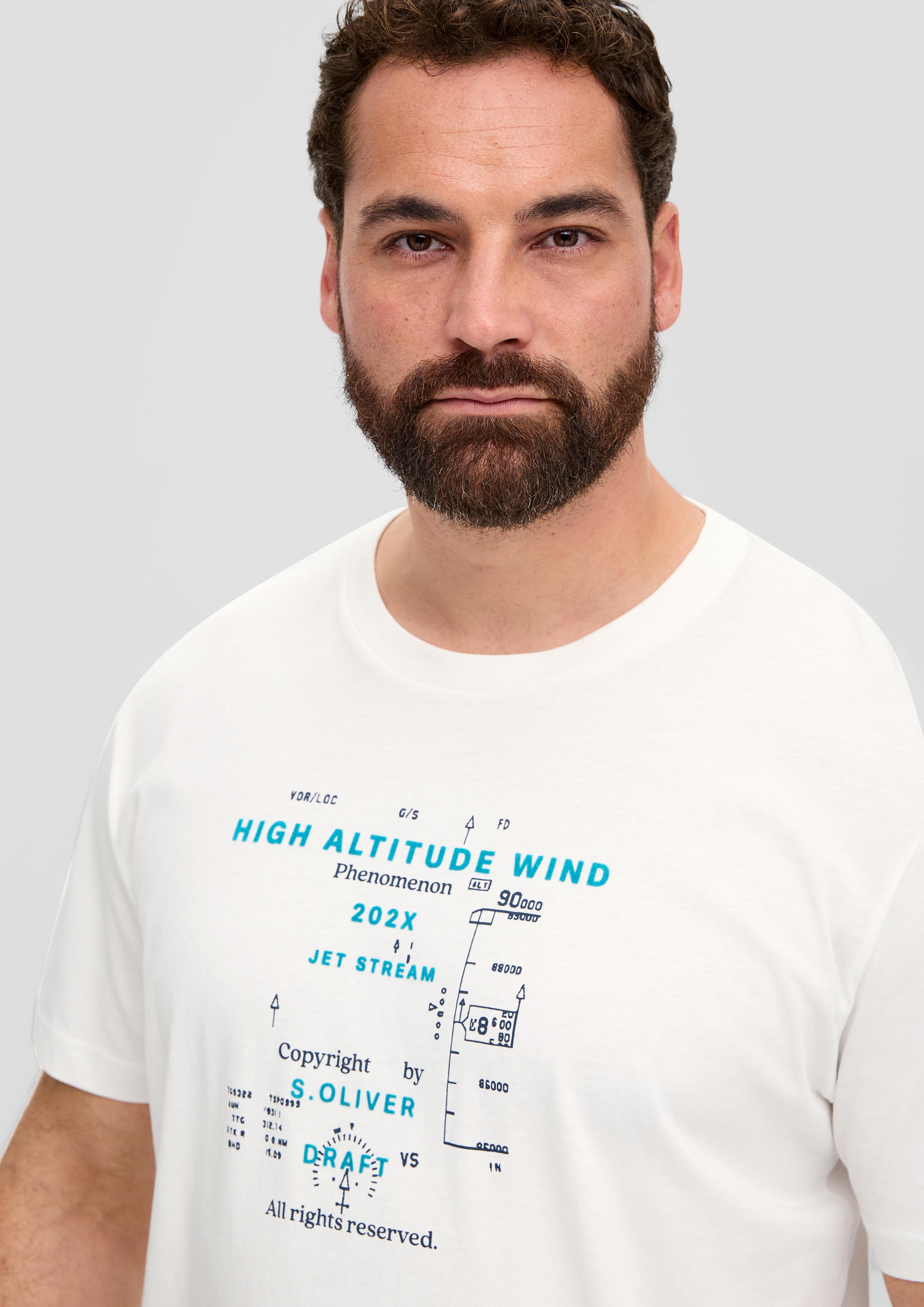 Printshirt aus Baumwolle  2139824-01D2