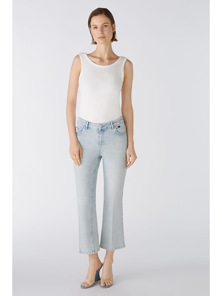 Oui Jeans - Flare fit - in Hellblau günstig kaufen