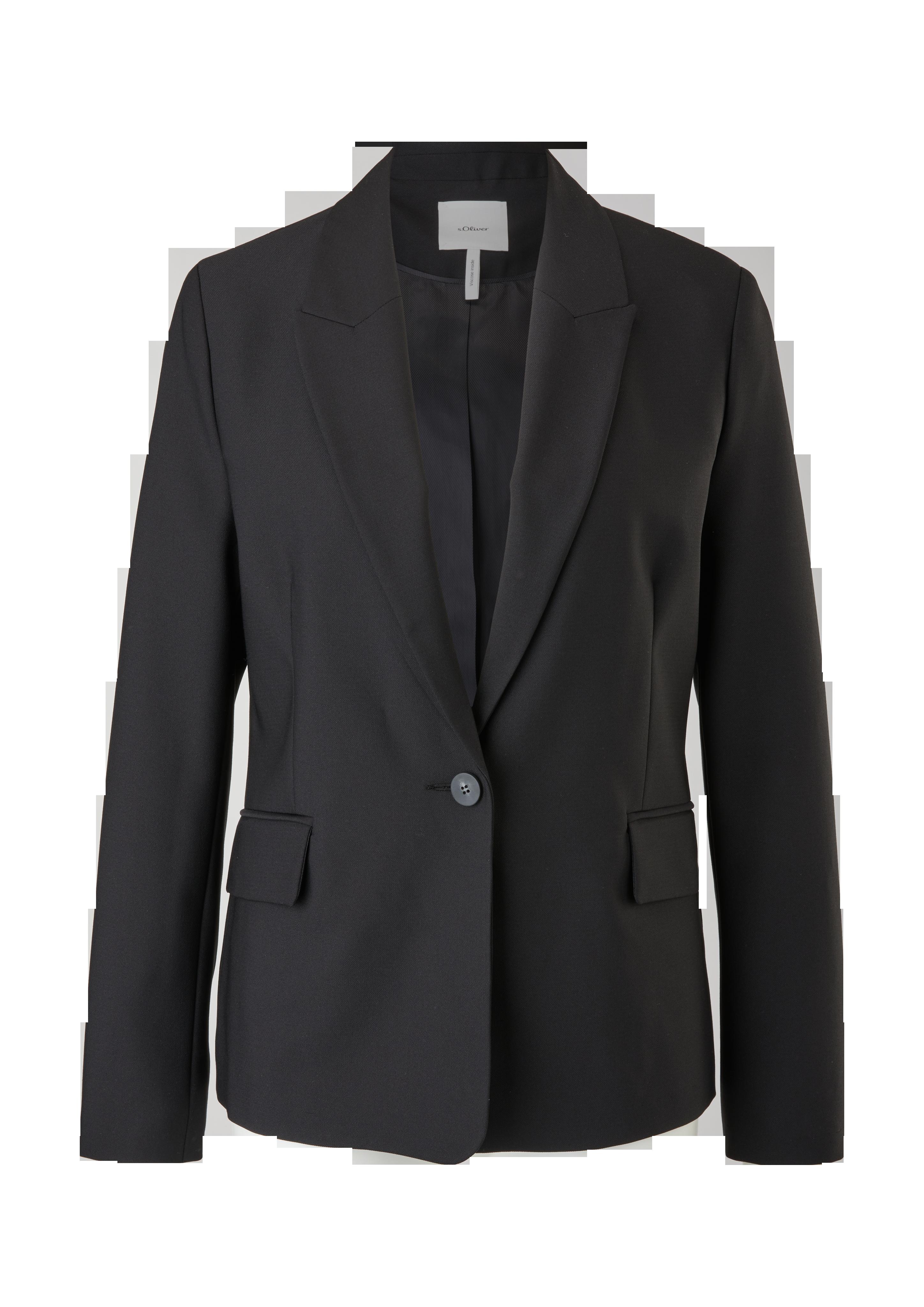 Blazer aus Viskosecrêpe  2121227-9999