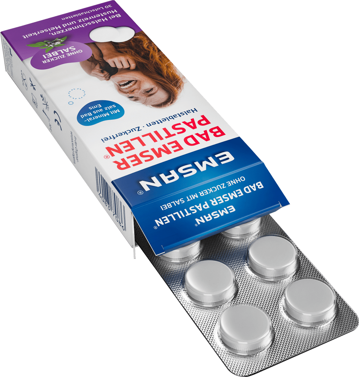 Pastillen Halstabletten mit Salbei, 30 St