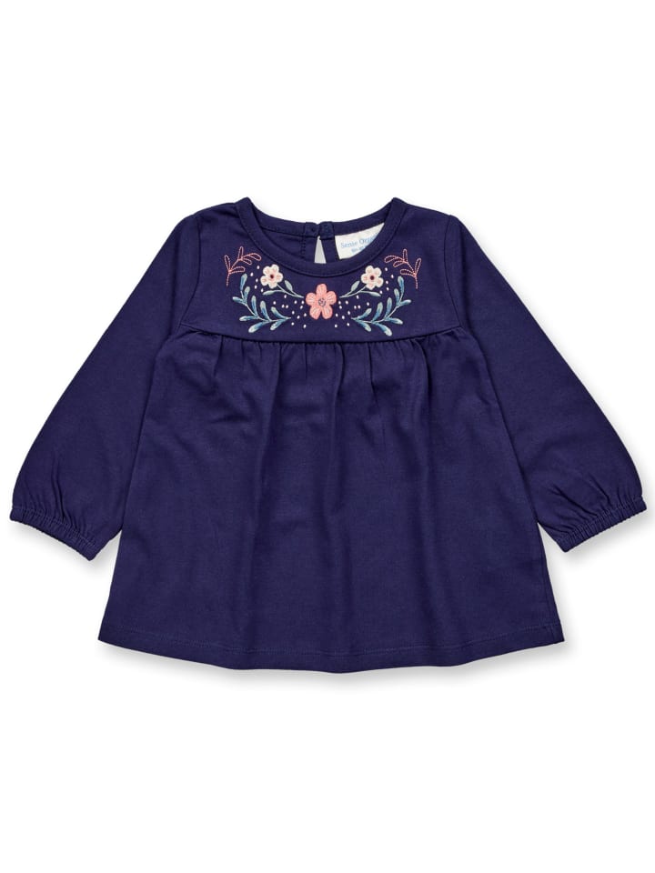 Sense Organics Baby Tunika Edith Flowers in Dunkelblau günstig kaufen 92