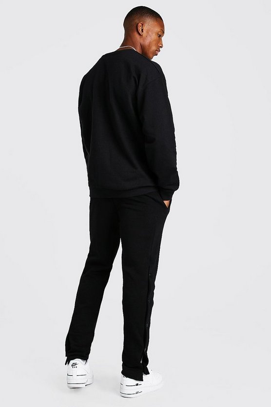 Oversize Sweatshirt mit Chicago-Print