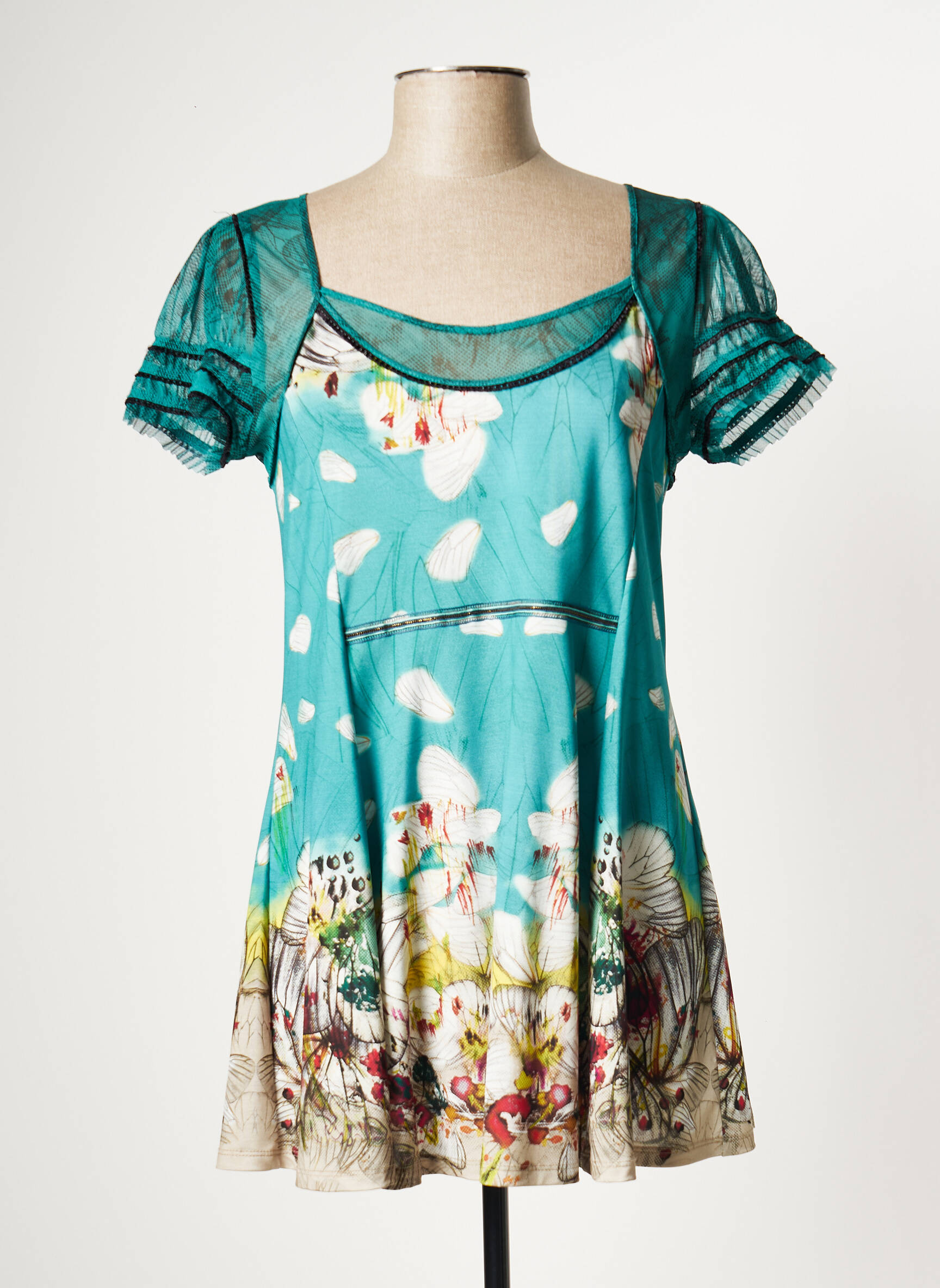 Garella Tuniquemanchecourte Femme couleur bleu