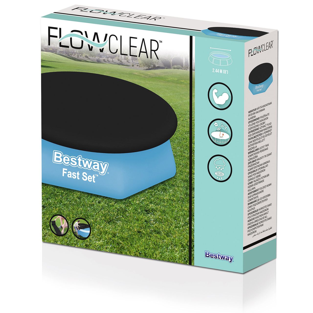 Bestway Flowclear™ Abdeckplane Blau Ø280cm