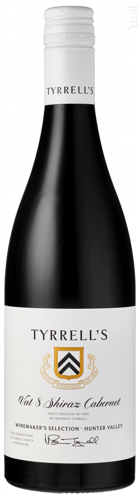 VAT 8 - SHIRAZ CABERNET Tyrrell's Wines Vin Rouge●Hunter Valley 2021 75cl