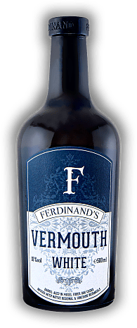 Ferdinand‘s White Vermouth Ferdinand‘s White Vermouth Der erste weiße Riesling Wermut aus der Saar-Region. 0,5	 Liter - Vol 18%