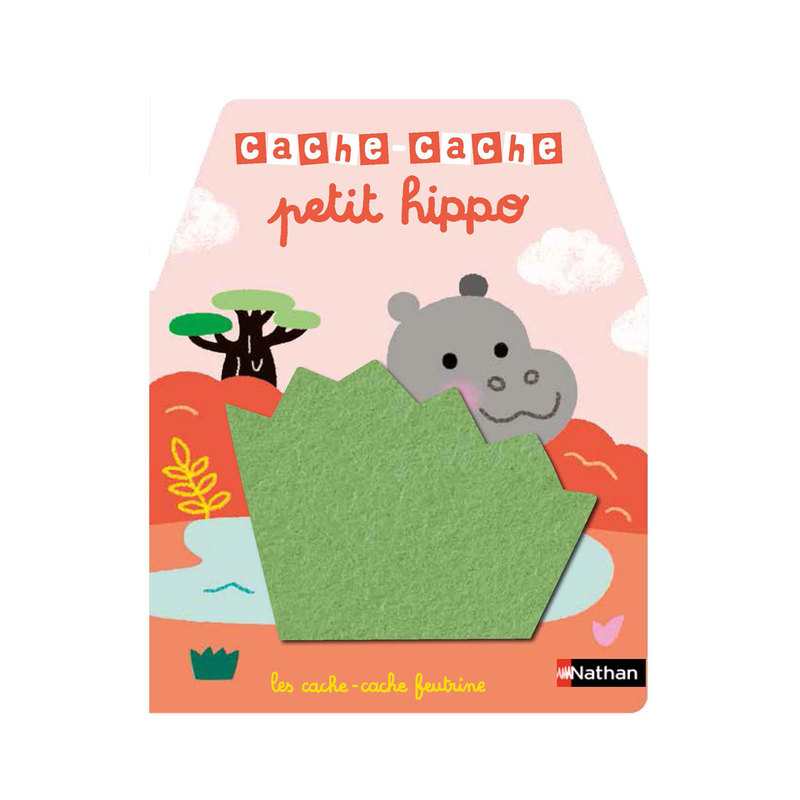 Livre Cache-cache petit hippo - Nathan Jeunesse