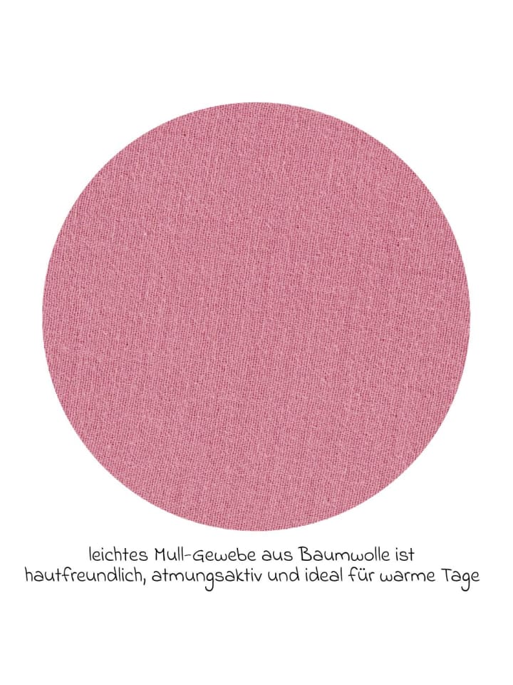 Alvi Sommer-Schlafsack mit Füßen Musselin / Sleep-Overall in rosa günstig kaufen