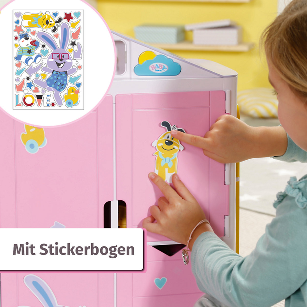 BABY born® 827987 Schrank mit Wetterente