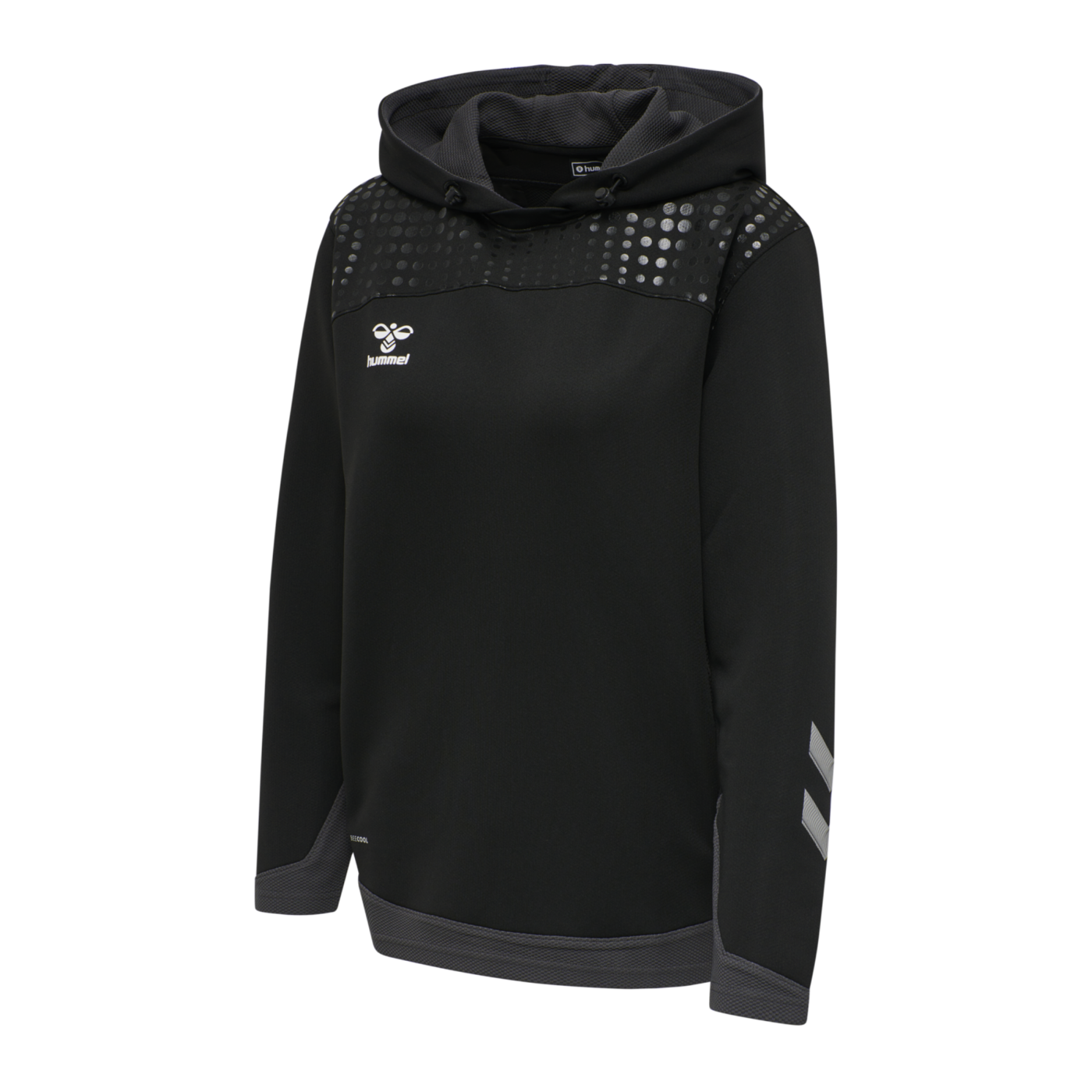 Hummel hmlLEAD Poly Hoody Damen Schwarz F2001