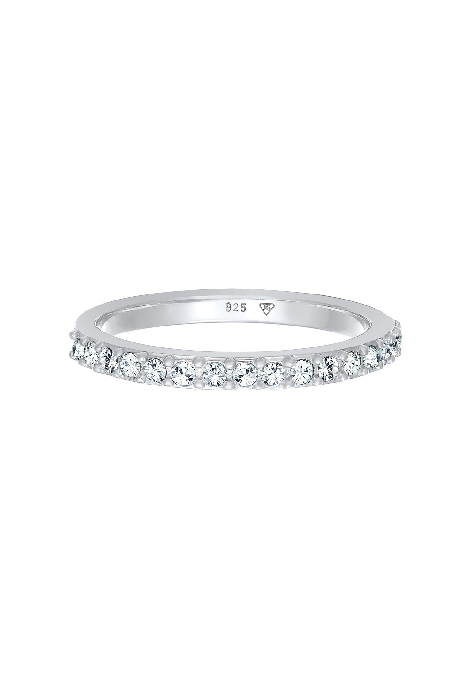 Ženski elegantni spominski prstan Elli s kristalom iz 925 sterling srebra