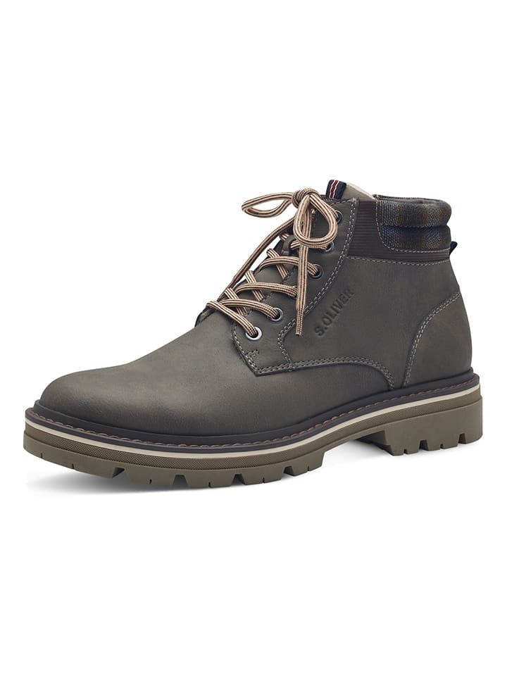 s.Oliver Boots in Khaki günstig kaufen