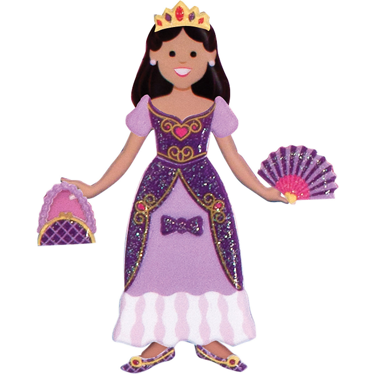 Wiederverwendbare Gummisticker - Prinzessin