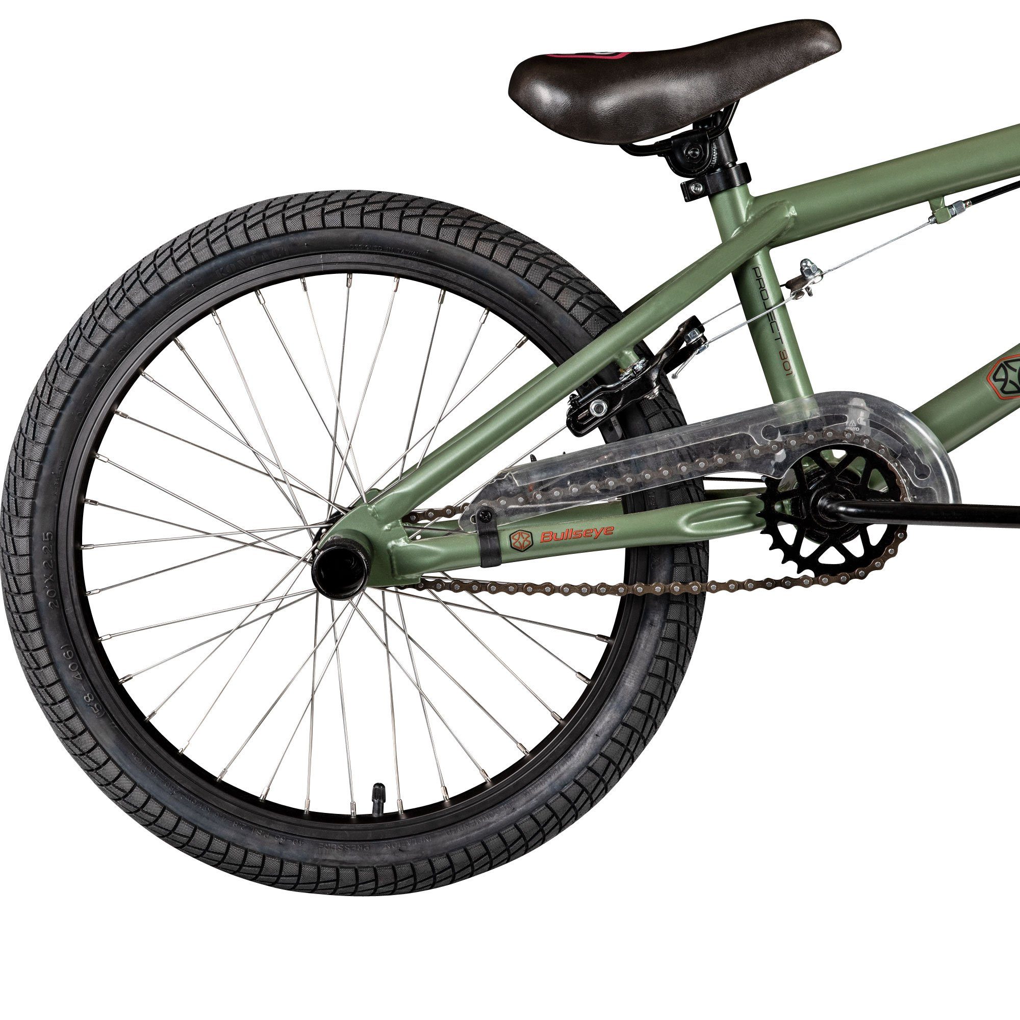 bullseye BMX-Rad Project 301, 1 Gang, BMX Rad 20 Zoll Fahrrad 2 Pegs 360° Rotor Jugendliche Erwachsene